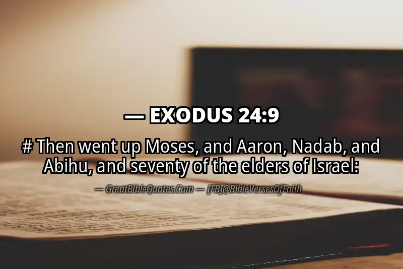 EXODUS 24:9 Verse Image