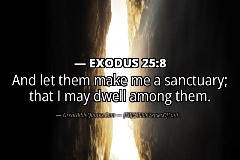 EXODUS 25:8 Verse