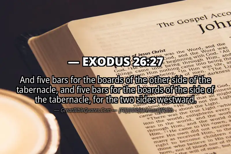 EXODUS 26:27 Verse