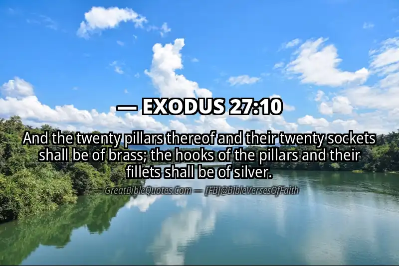 EXODUS 27:10 Verse