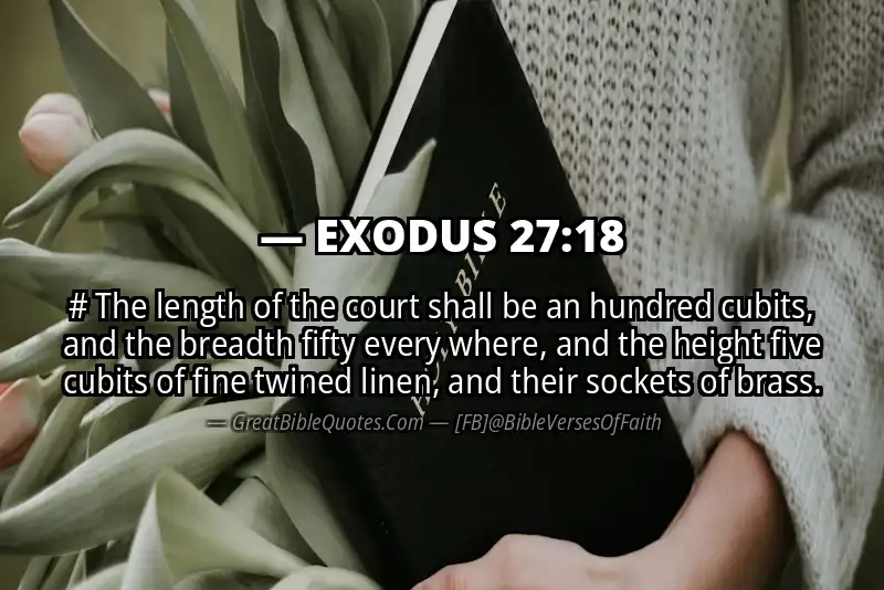 EXODUS 27:18 Verse