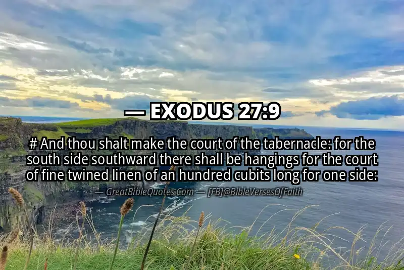 EXODUS 27:9 Verse