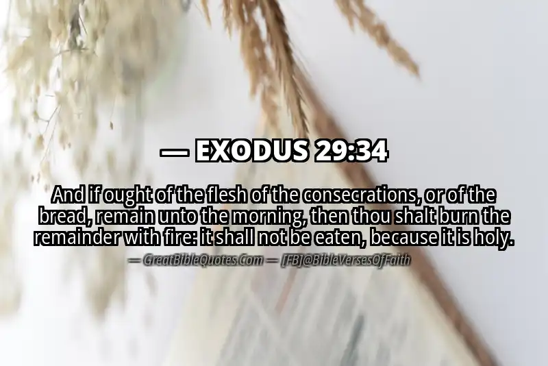 EXODUS 29:34 Verse