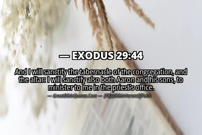 EXODUS 29:44 Verse