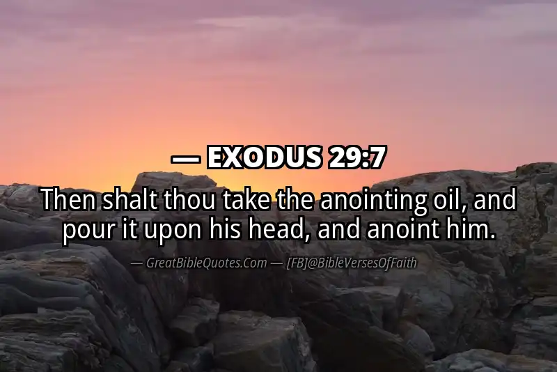 EXODUS 29:7 Verse