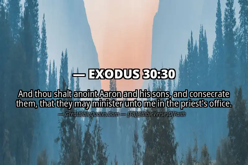 EXODUS 30:30 Verse