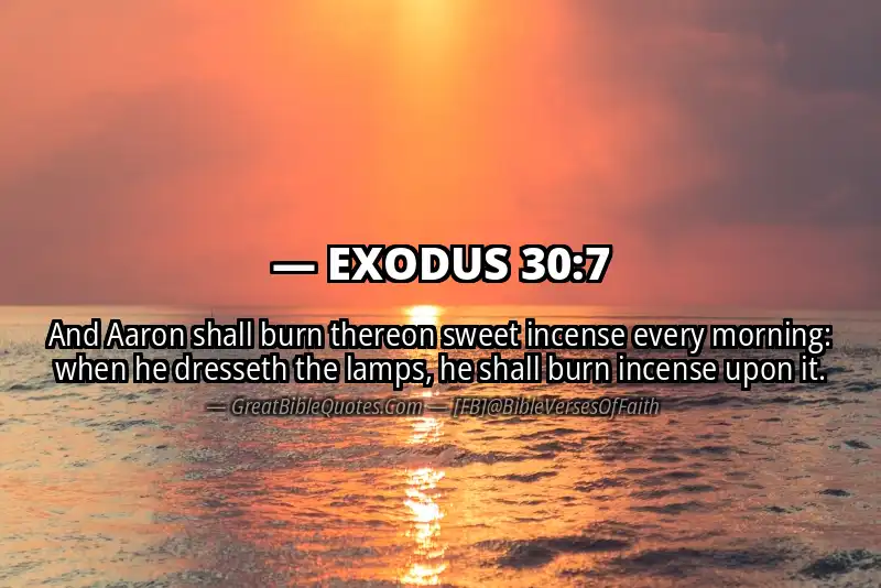 EXODUS 30:7 Verse