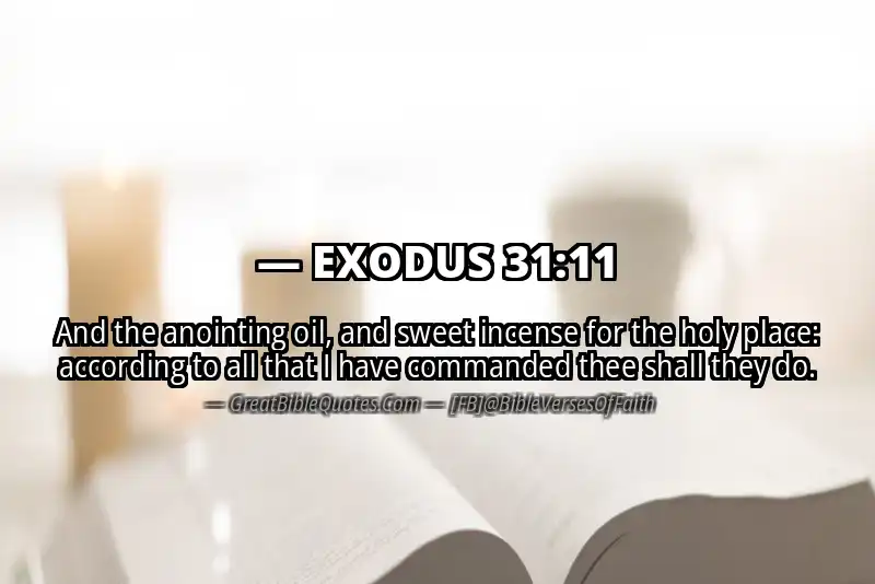 EXODUS 31:11 Verse