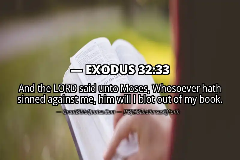 EXODUS 32:33 Verse