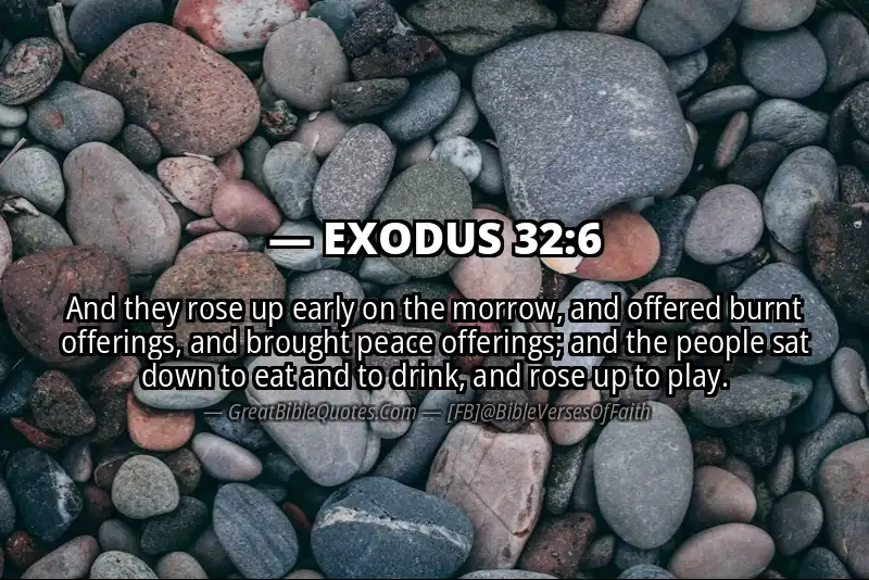 EXODUS 32:6 Verse