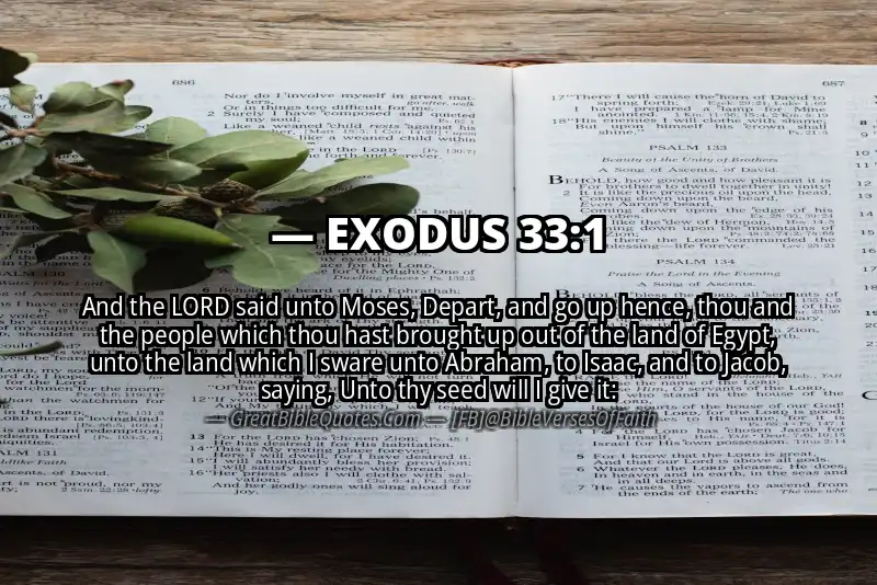 EXODUS 33:1 Verse