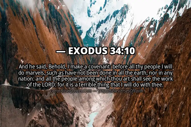 EXODUS 34:10 Verse