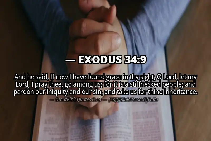 EXODUS 34:9 Verse