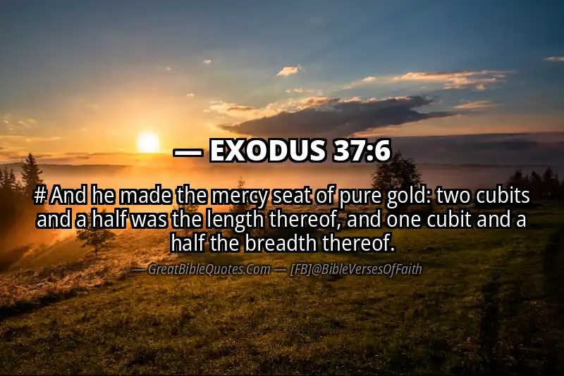 EXODUS 37:6 Verse