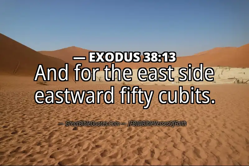 EXODUS 38:13 Verse