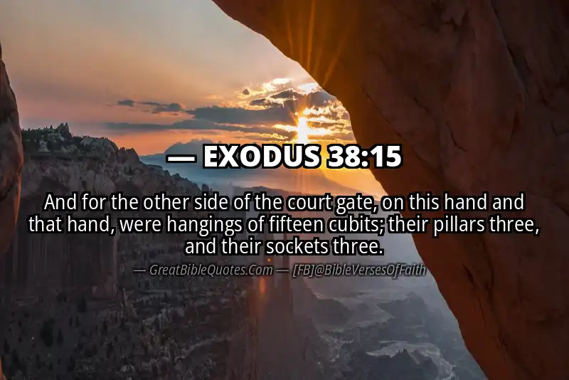 EXODUS 38:15 Verse