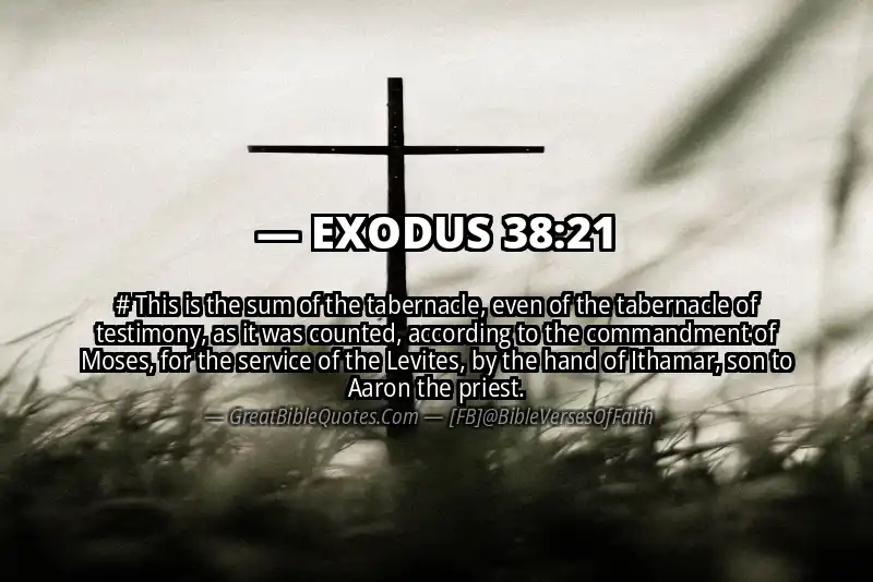 EXODUS 38:21 Verse