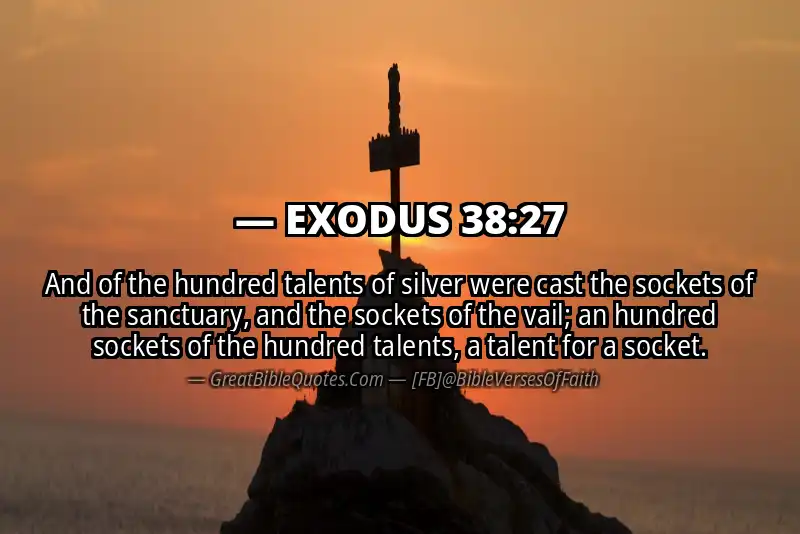 EXODUS 38:27 Verse