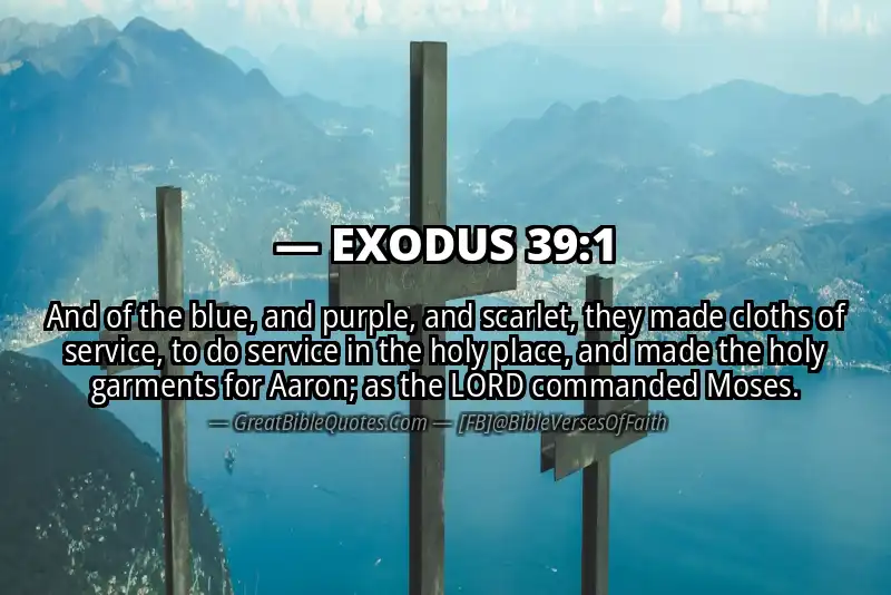 EXODUS 39:1 Verse