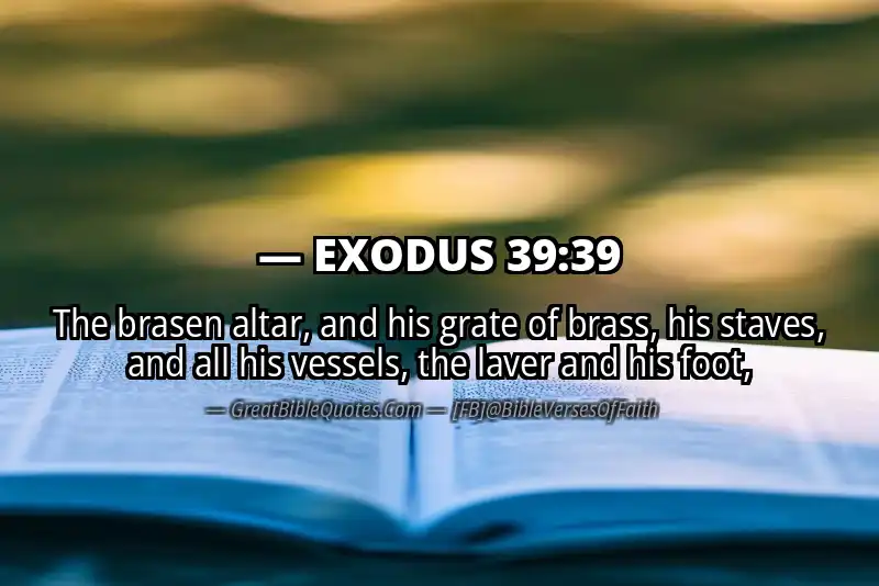 EXODUS 39:39 Verse