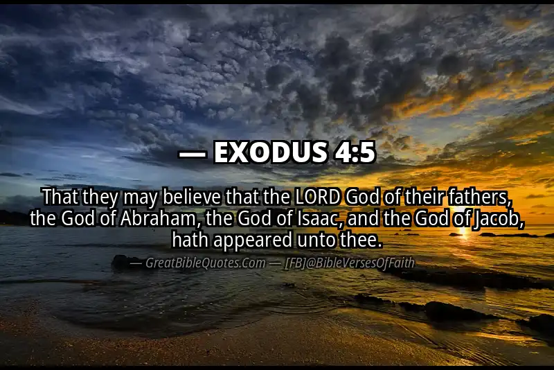 EXODUS 4:5 Verse