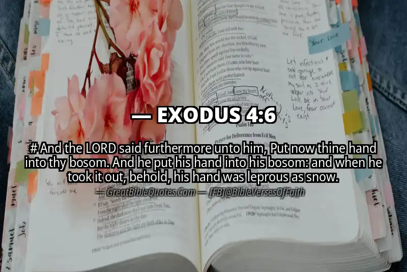 EXODUS 4:6 Verse