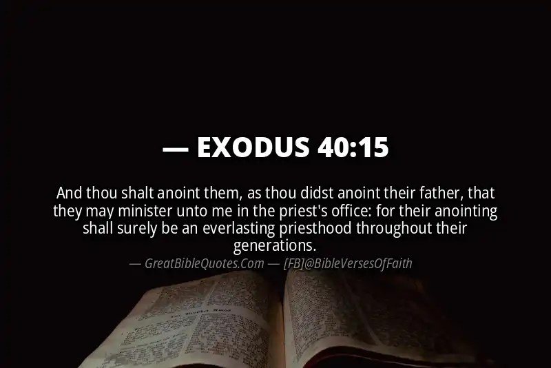 EXODUS 40:15 Verse