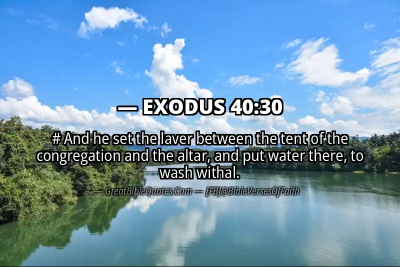 EXODUS 40:30 Verse