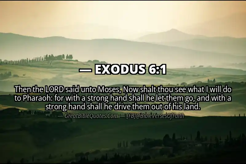 EXODUS 6:1 Verse