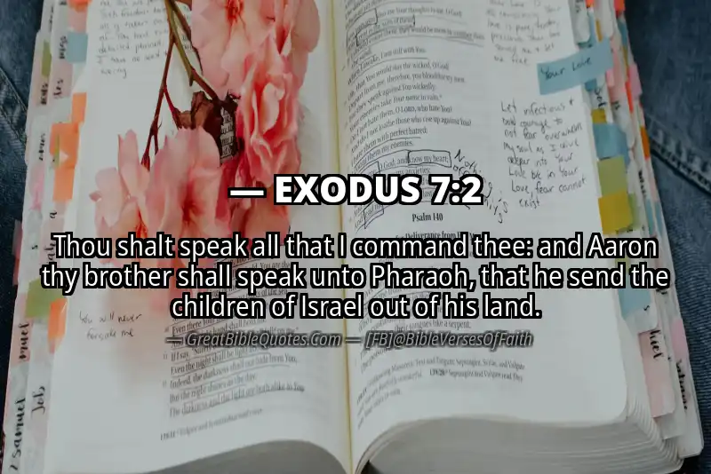 EXODUS 7:2 Verse