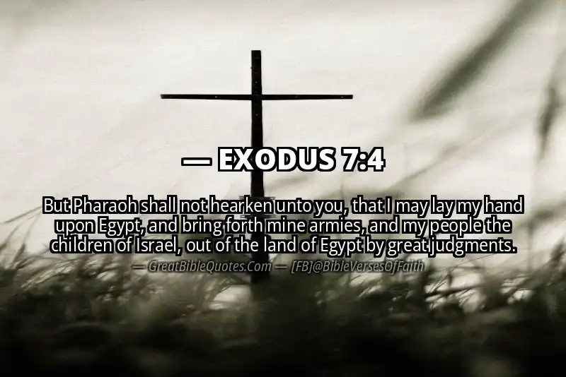 EXODUS 7:4 Verse