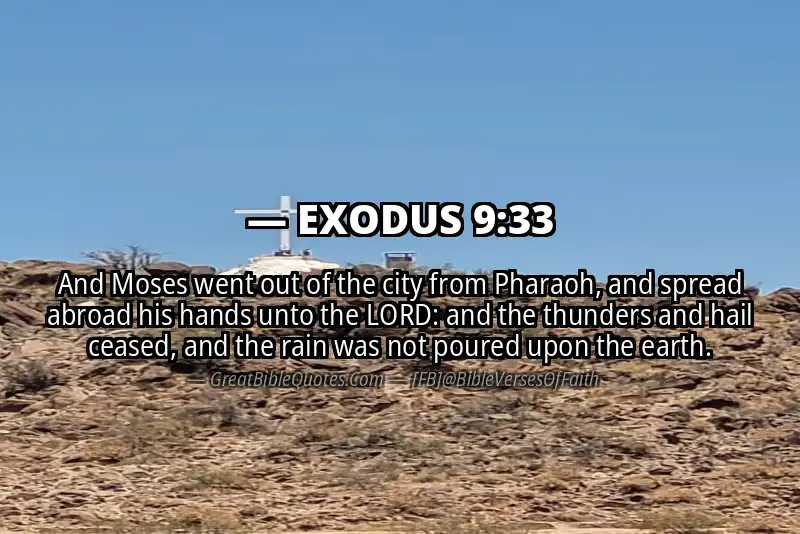 EXODUS 9:33 Verse