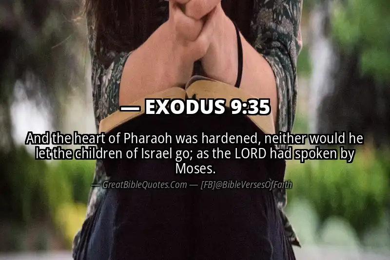 EXODUS 9:35 Verse