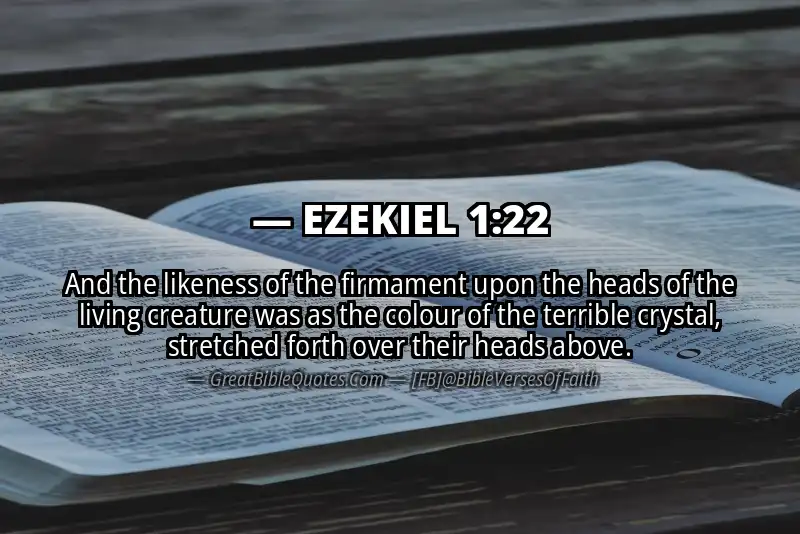 EZEKIEL 1:22 Verse