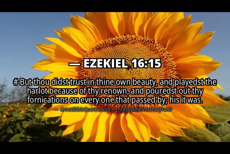 EZEKIEL 16:15 Verse