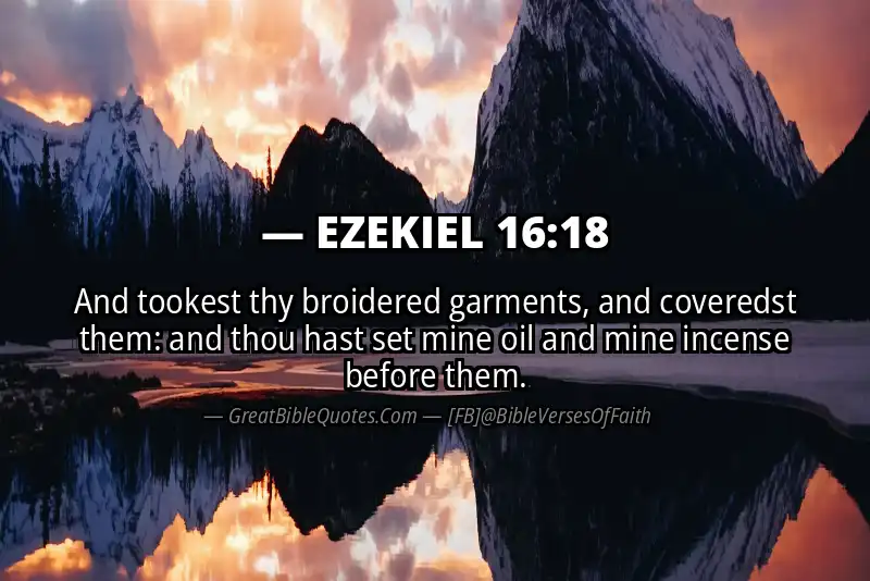 EZEKIEL 16:18 Verse