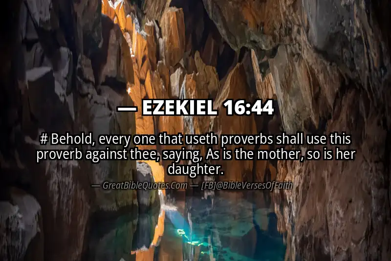 EZEKIEL 16:44 Verse