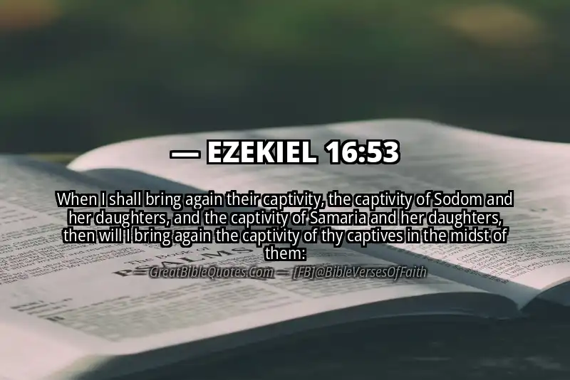 EZEKIEL 16:53 Verse