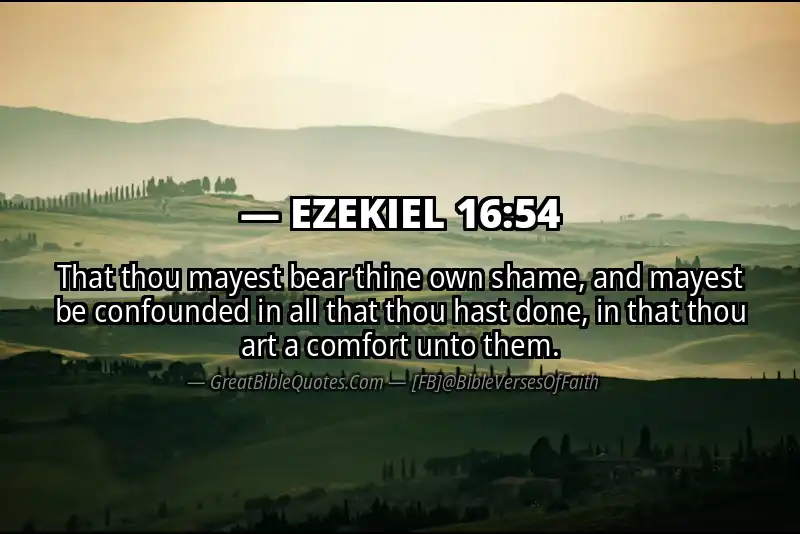 EZEKIEL 16:54 Verse