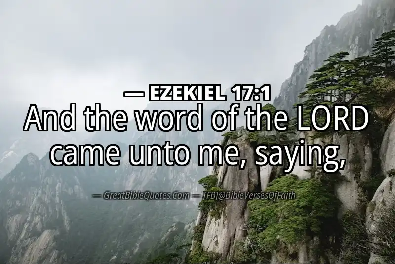 EZEKIEL 17:1 Verse