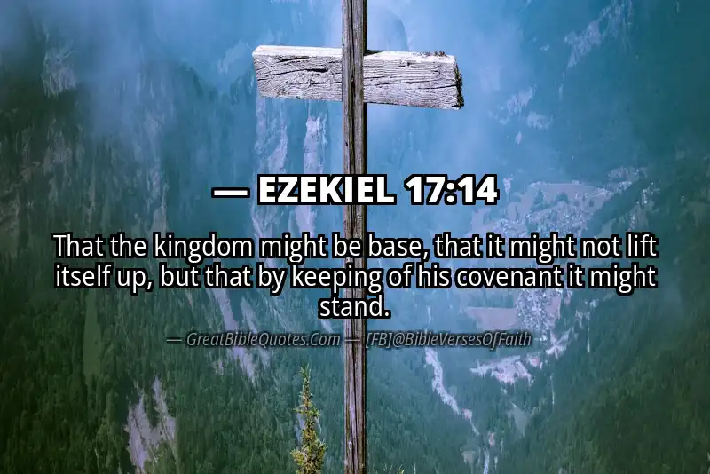 EZEKIEL 17:14 Verse