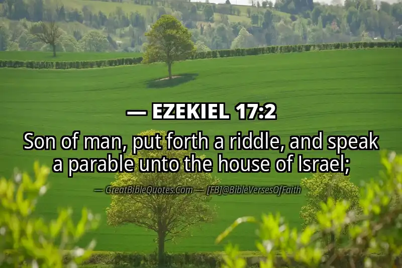 EZEKIEL 17:2 Verse