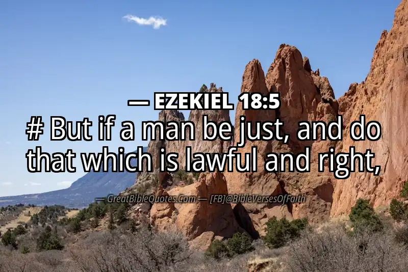 EZEKIEL 18:5 Verse