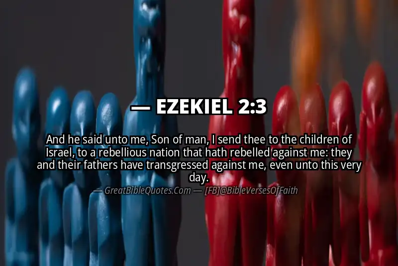 Bible verse: EZEKIEL 2:3 Image