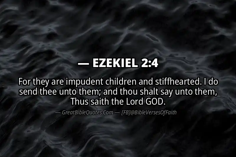 EZEKIEL 2:4 Verse