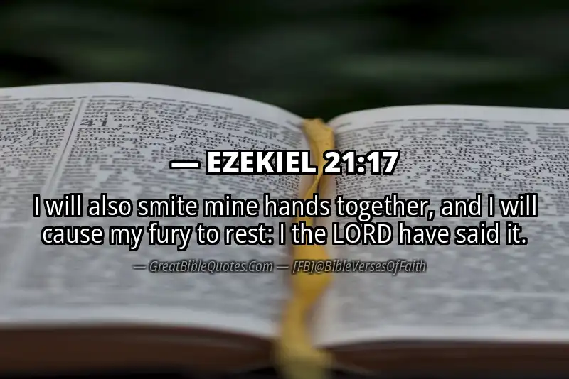 EZEKIEL 21:17 Verse Image