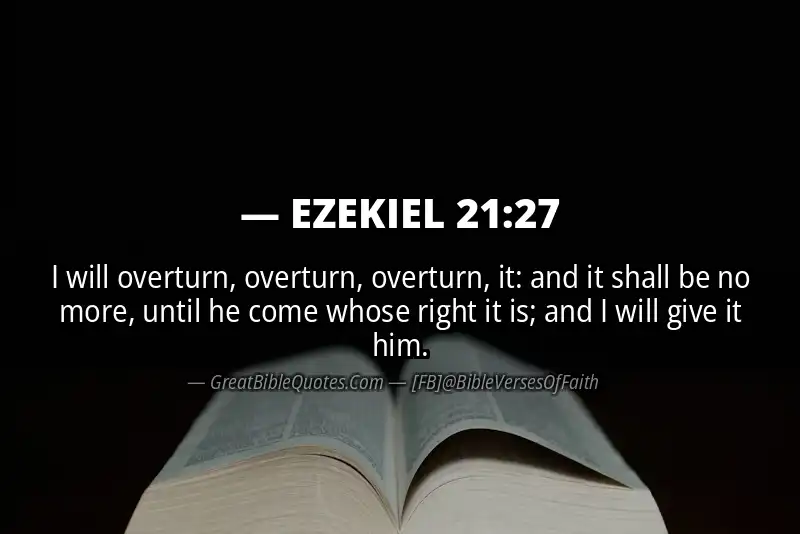 EZEKIEL 21:27 Verse
