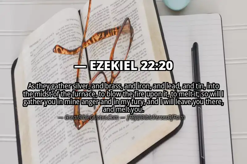 EZEKIEL 22:20 Verse
