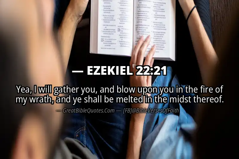 EZEKIEL 22:21 Verse