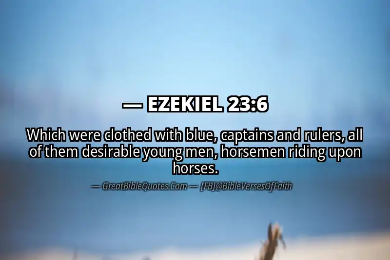EZEKIEL 23:6 Verse